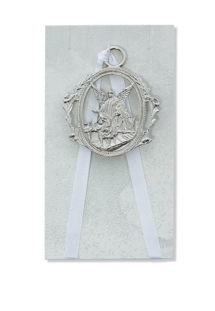 Cradle Medal - Guardian Angel Cradle Medal