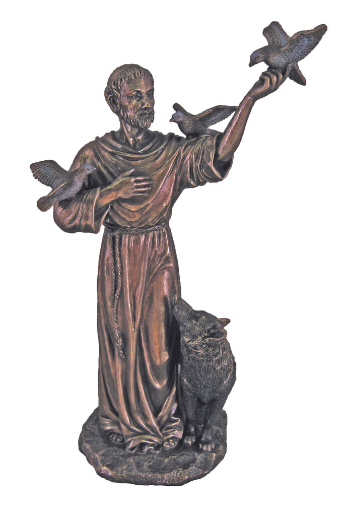 Francis - St. Francis with Animals 10.5"