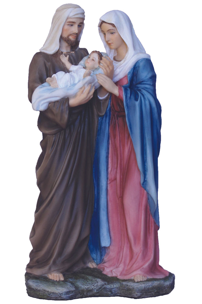 Holy Family Painted Statue 8.5"