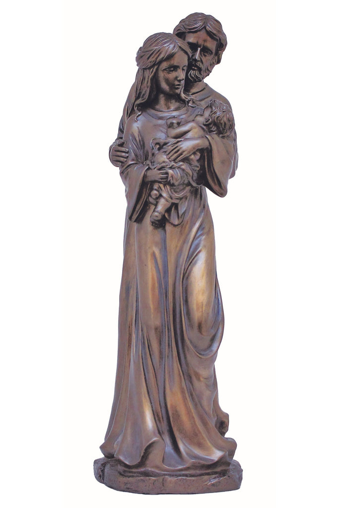 Holy Family Statue Bronze 16"