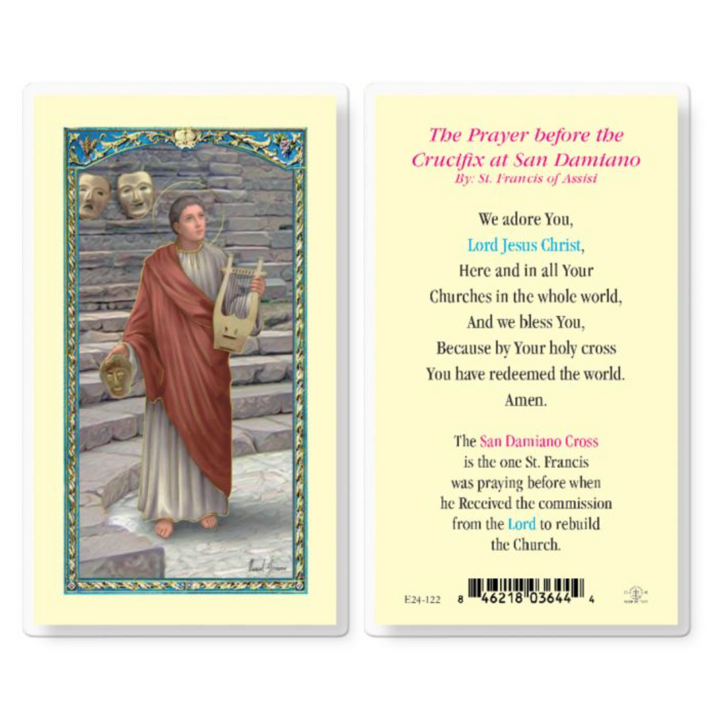Genesius - Saint Genesius Holy Card