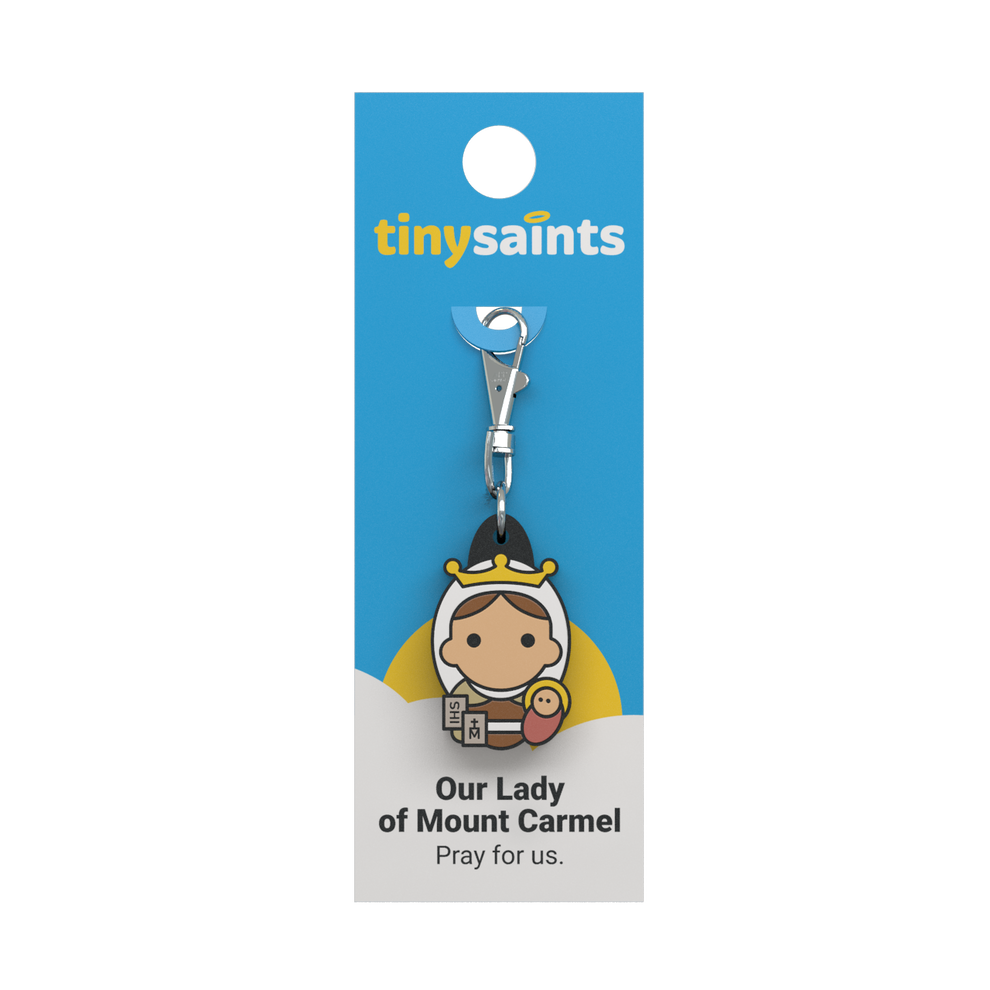 Tiny Saints - Our Lady of Mount Carmel Zipper Pull