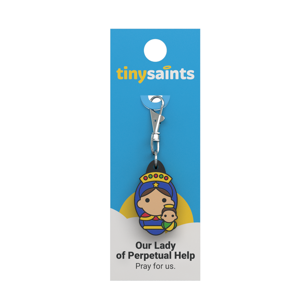 Tiny Saints - Our Lady of Perpetual Help Zipper Pull