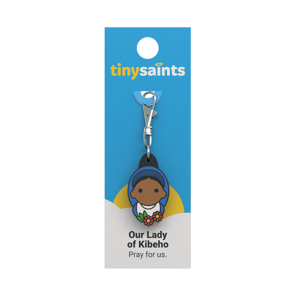 Tiny Saints - Our Lady of Kibeho Zipper Pull