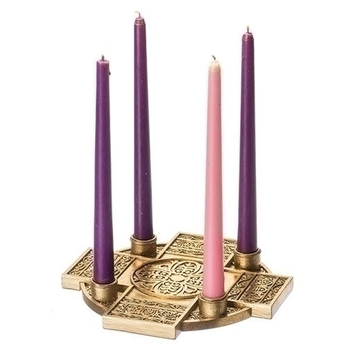 Cross Advent Candle Holder 1.5"