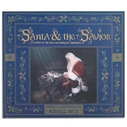 Santa and the Savior Book 10.25"