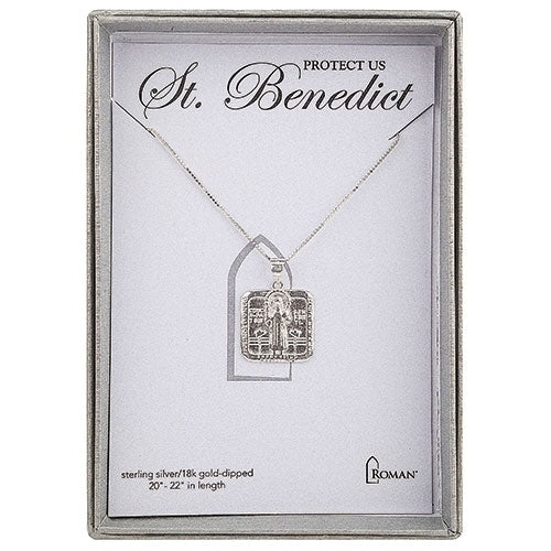 Benedict Necklace Silver 22"L