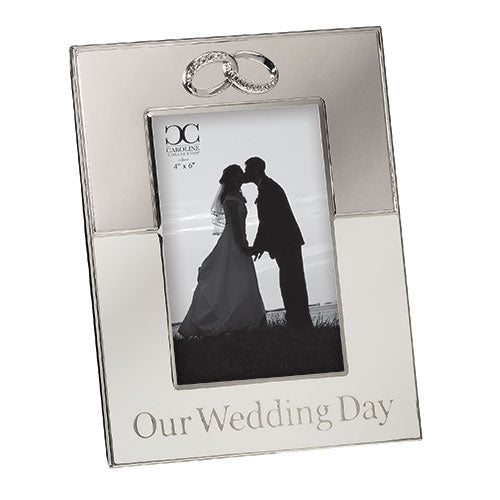 Our Wedding Day Frame 8.5"H