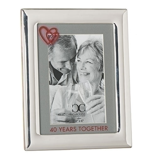 40 Years Together Frame 8.5"H