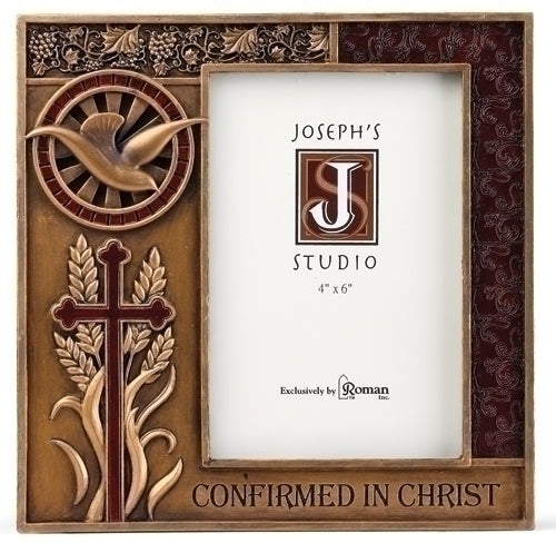 Confirmation Frame with Bronze Finish 7.5"H
