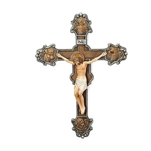 Evangelist Crucifix 10.25"H