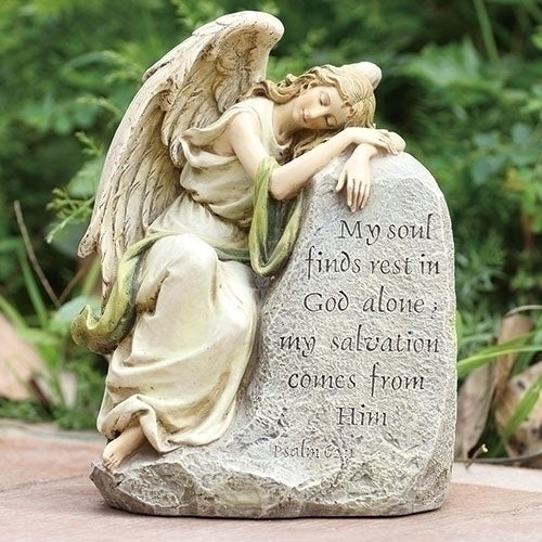Sleeping Angel Memorial Garden Statue 8"H
