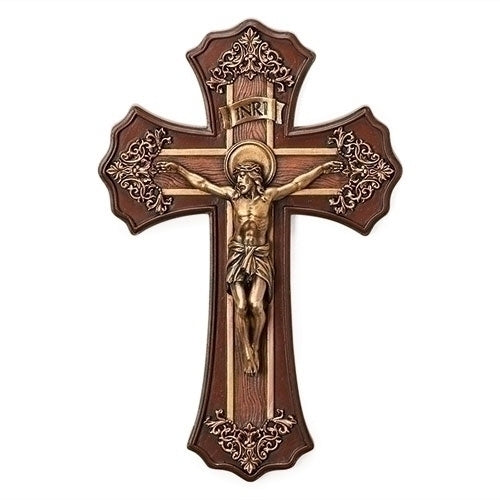 Victorian Style Crucifix 10.25"H