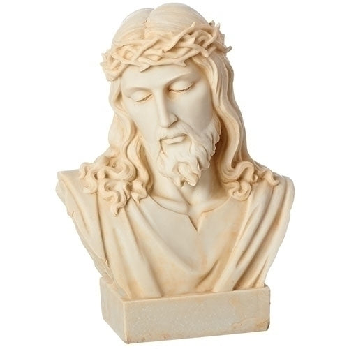 Jesus Bust Ivory 8.25"H