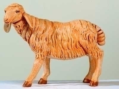 Sheep Standing Brown 18" Scale