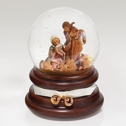 Fontanini Nativity Snow Globe 6"H