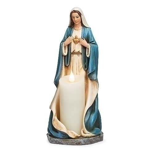 Immaculate Heart of Mary Statue 9.75"H