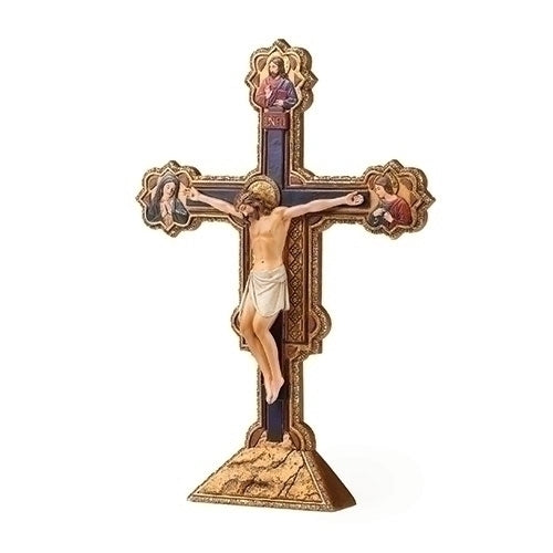 Ognissanti Standing Crucifix 10.5"H