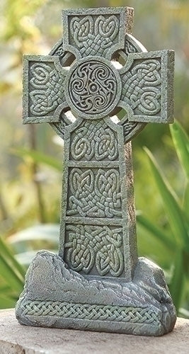 Celtic Cross Garden Statue 16.25"H