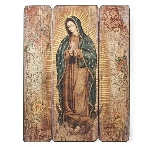 Our Lady of Guadalupe Decorative Panel 17"H