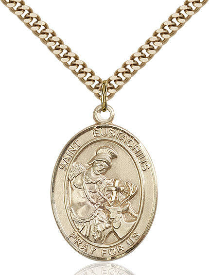 Eustachius - St Eustachius Medal Sterling Silver