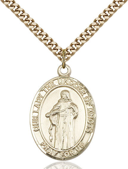 Our Lady the Undoer of Knots Necklace 24"