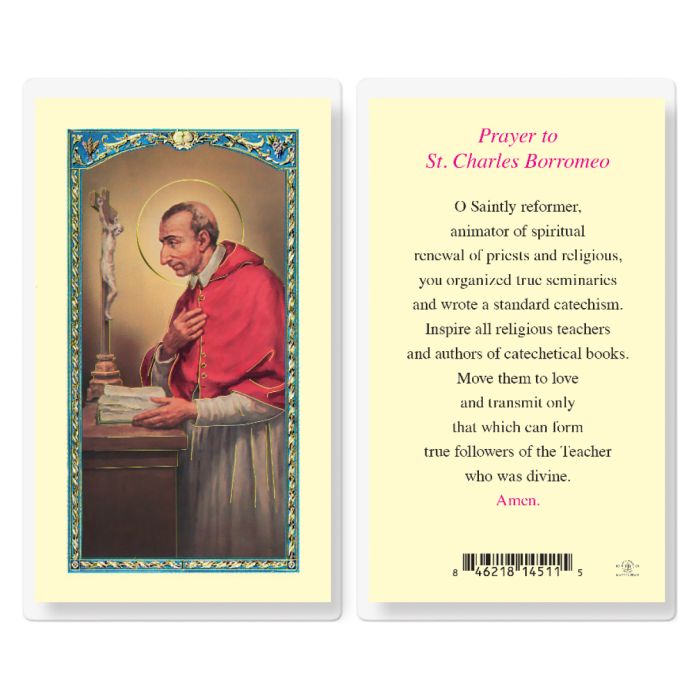 Charles - Saint Charles Borromeo Holy Card
