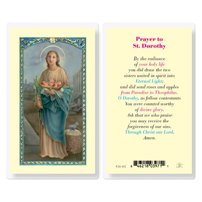 Dorothy - Saint Dorothy Holy Card