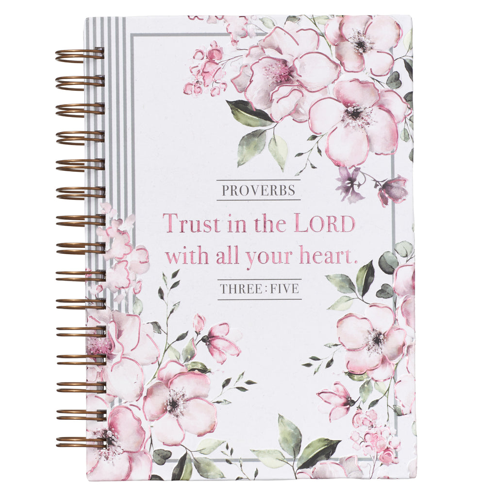 Trust In The Lord Large Hardcover Wirebound Journal _ Proverbs 3:5
