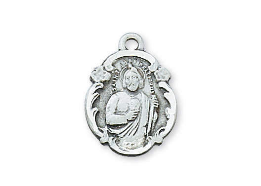 Jude - St. Jude Medal 18" Chain