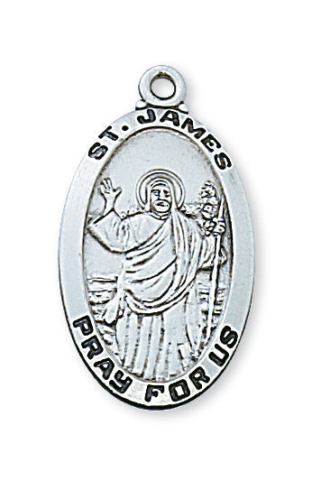James - St. James Medal - Sterling Silver