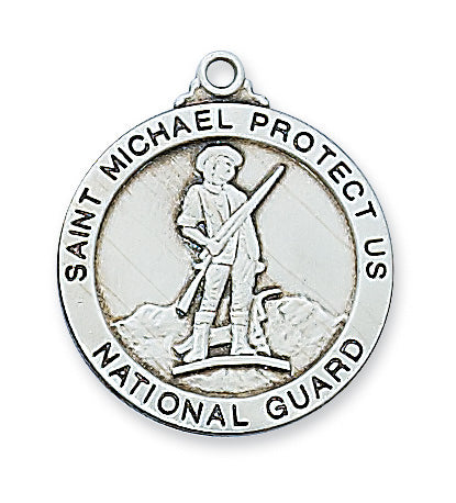 National Guard Medal on 24" Chain