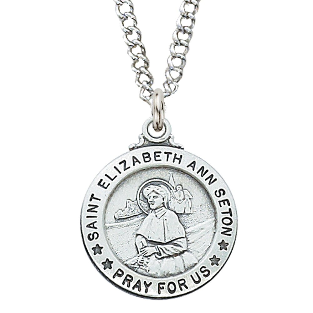 Elizabeth - St. Elizabeth Ann Seton Medal - Sterling Silver