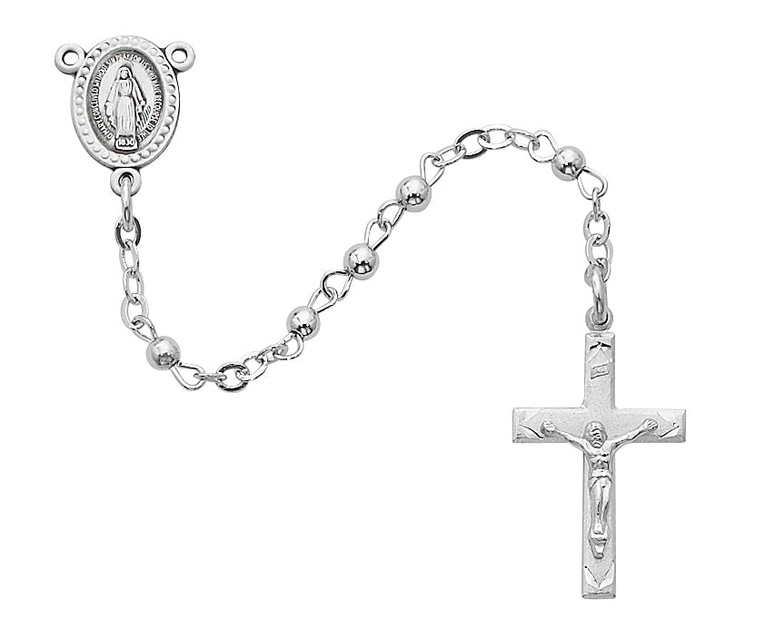 All Sterling Silver Youth Rosary