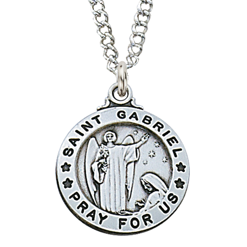 Gabriel - St. Gabriel Medal - Sterling Silver