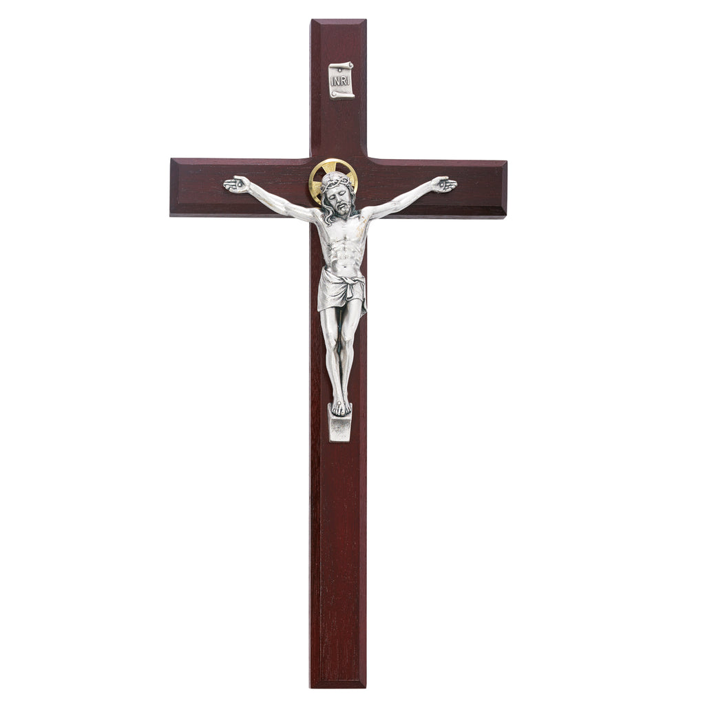 Crucifix - 12" Cherry Crucifix, Boxed
