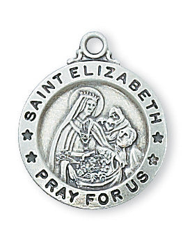 Elizabeth - St. Elizabeth Medal - Sterling Silver