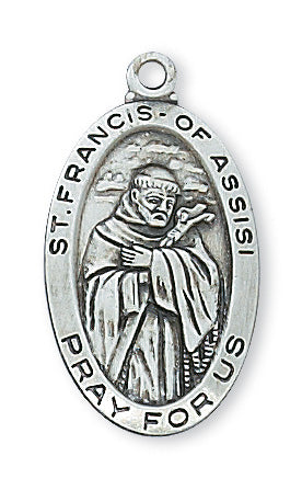 Francis - St. Francis Medal - Sterling Silver