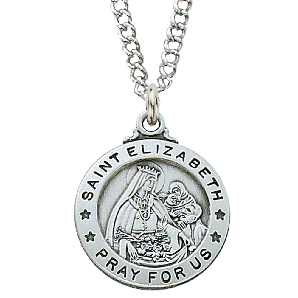 Elizabeth - St. Elizabeth Medal - Sterling Silver