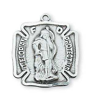 Florian - St. Florian Medal - Sterling Silver