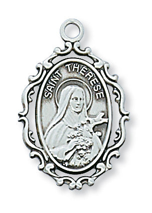 Therese - St. Therese Medal - Sterling Silver