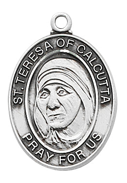 Teresa - St Teresa of Calcutta Medal on 20" Chain