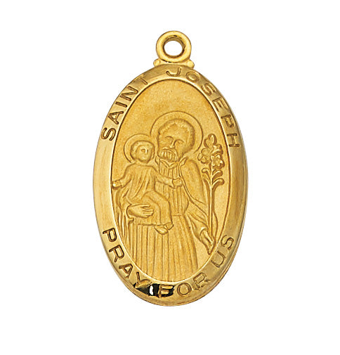 Joseph - St. Joseph Medal - Gold over Sterling