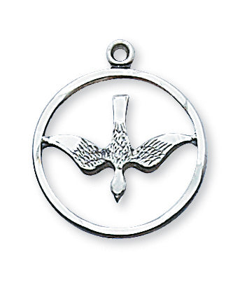 Holy Spirit Medal - Sterling Silver