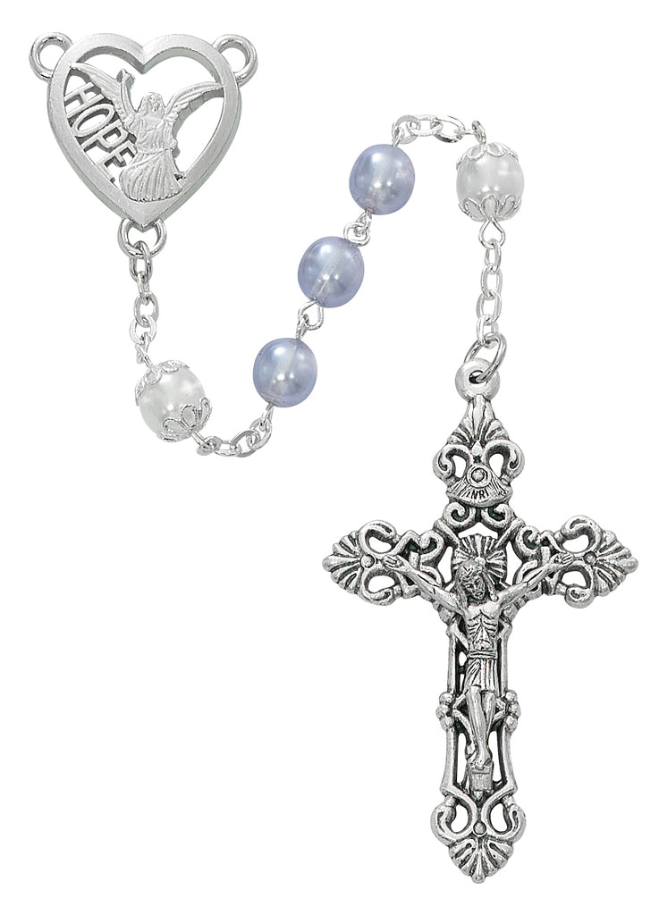 Angel of Hope Rosary - Lavender