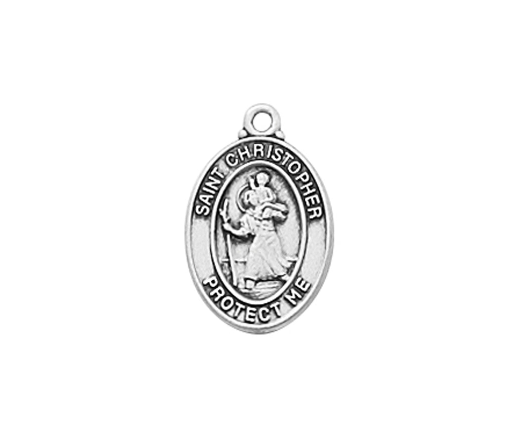Christopher - St Christopher Sterling Baby Pendant Boxed