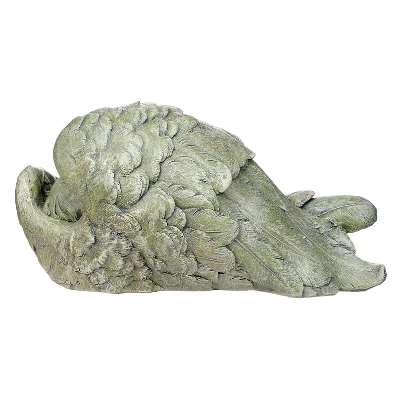 Sleeping Baby in Wings Garden Statue 7"H