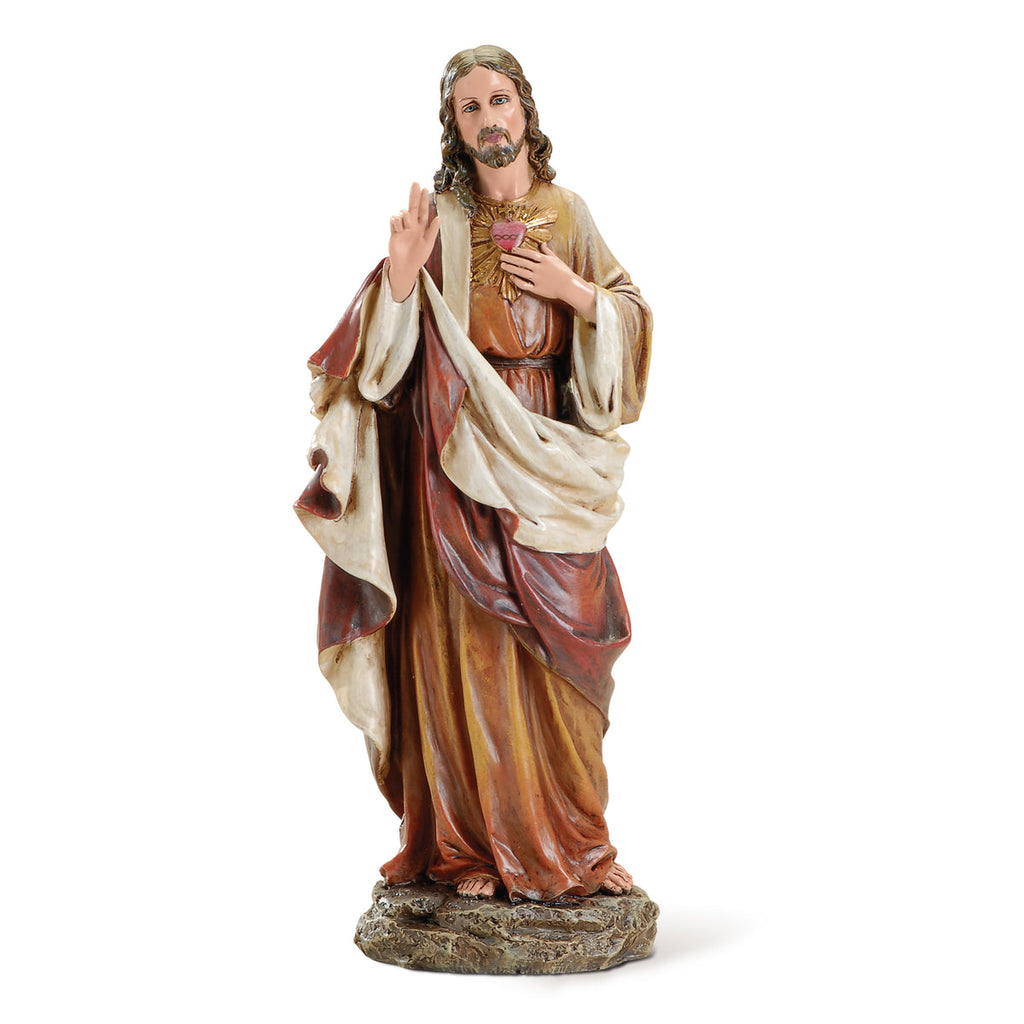 Sacred Heart of Jesus Statue 10.25"H