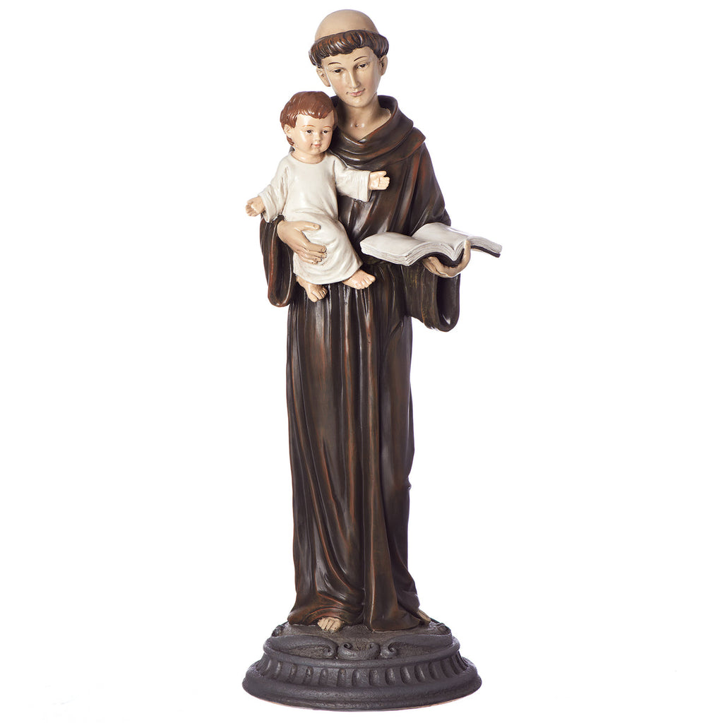 Anthony - St. Anthony Antiqued Figure 19.75"H