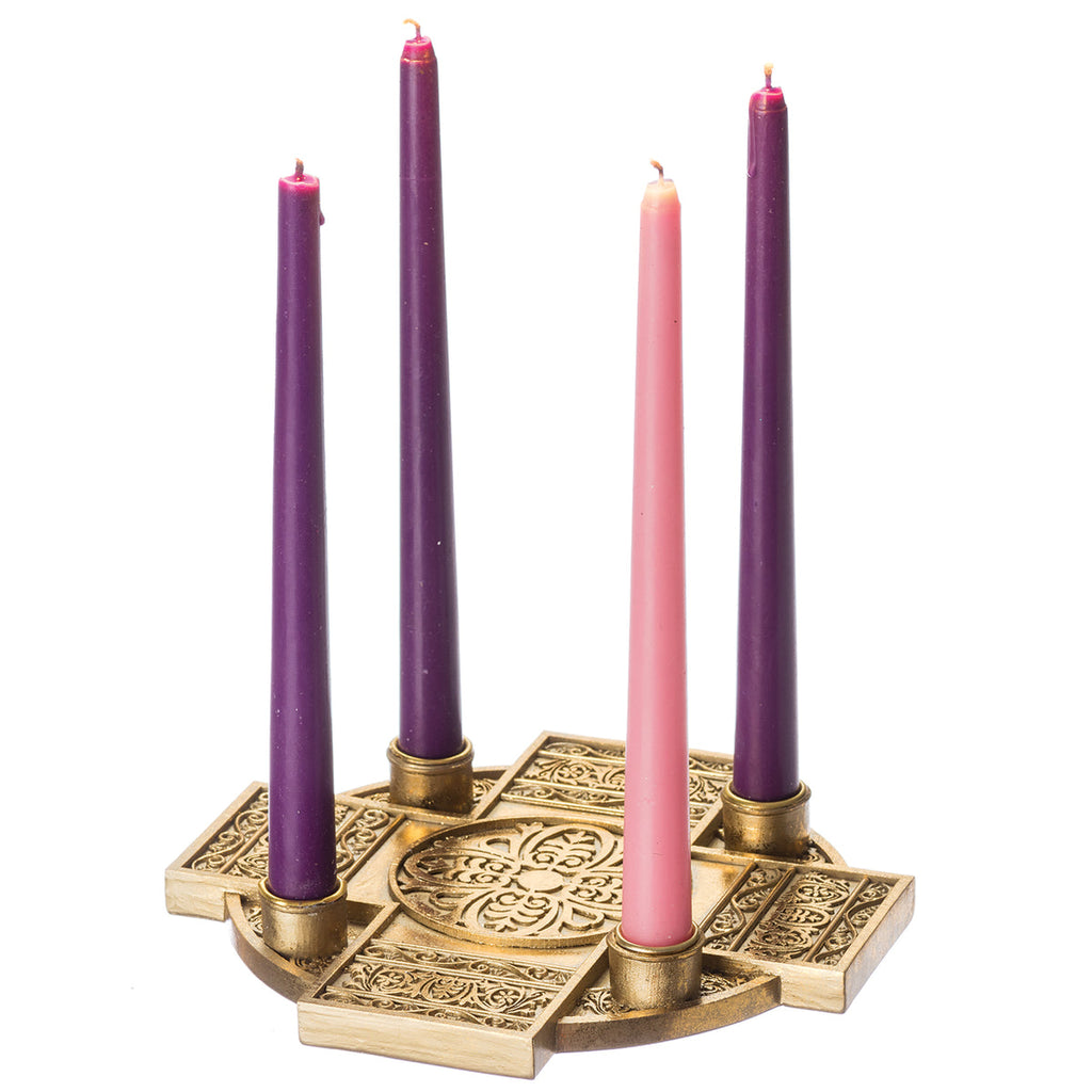 Cross Advent Candle Holder 1.5"